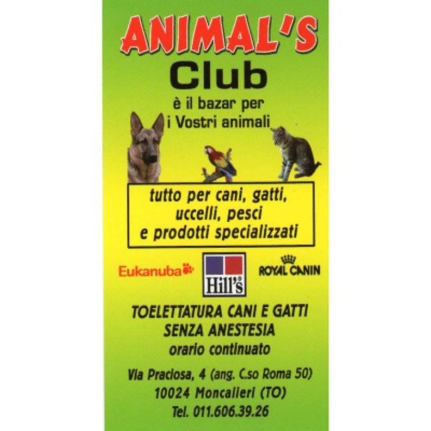 Moncalieri Animal&#039;&#039;s Club 011 6063926