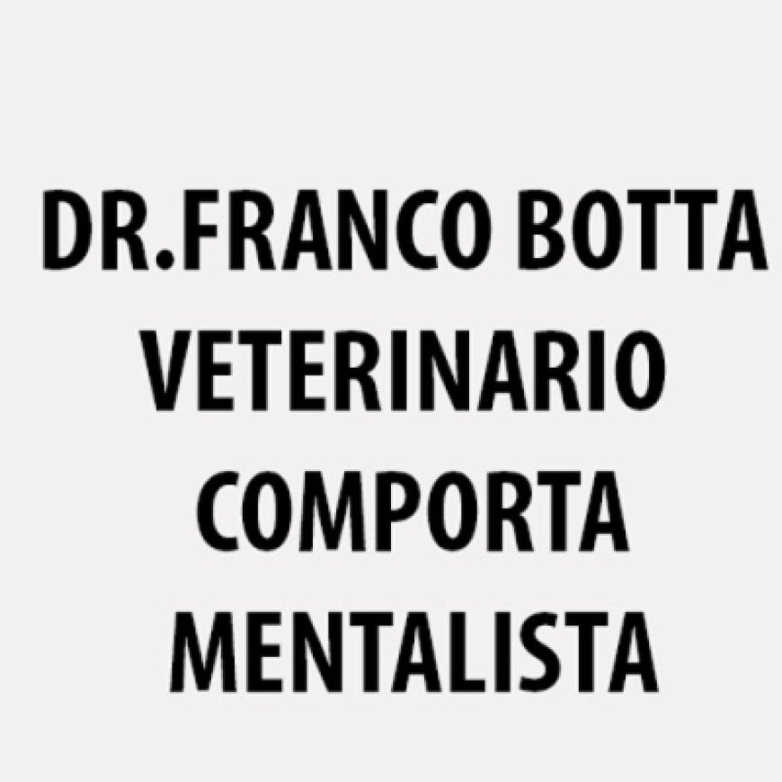 Loano Dr.Franco Botta  Veterinario Comportamentalista 338 3106452