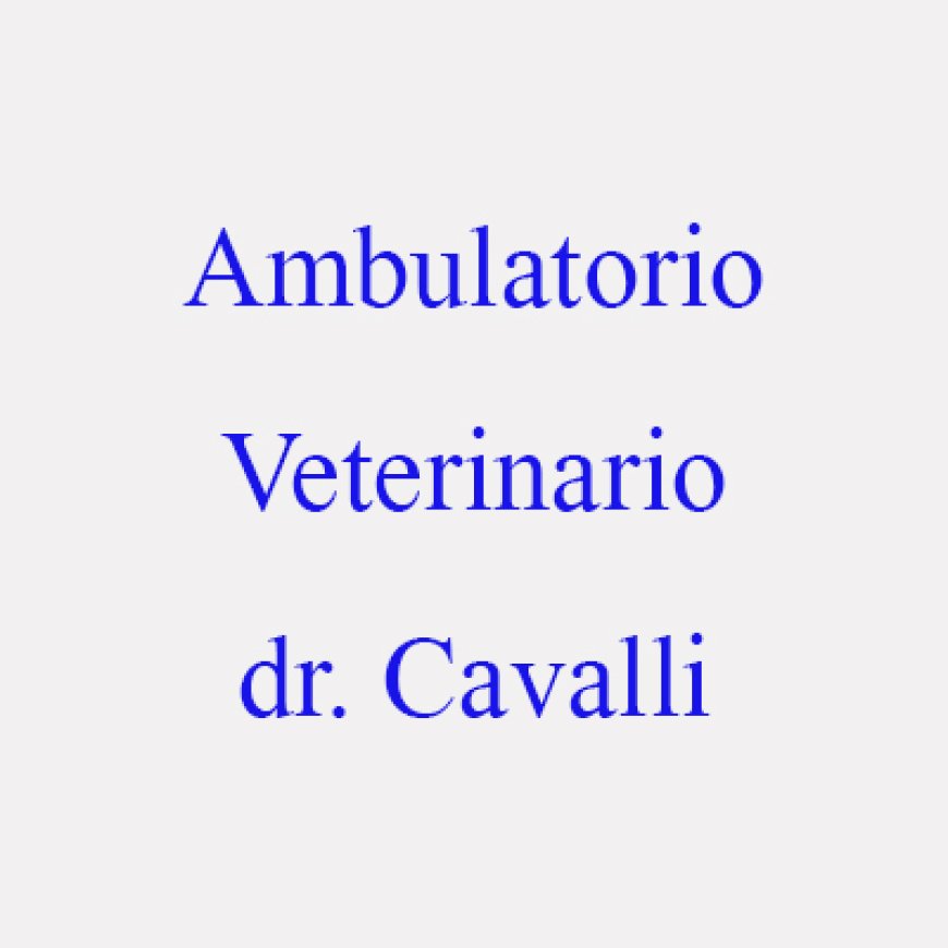 Castenedolo Ambulatorio Veterinario Dr. Cavalli e Associati 030 2130503